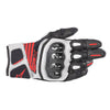 Alpinestars SP X AIR CARBON V2 Black White Fluro Red Gloves