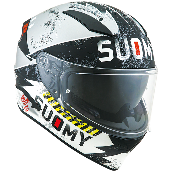 SUOMY Speedstar Propeller Grey Yellow Matt Helmet Moto Central