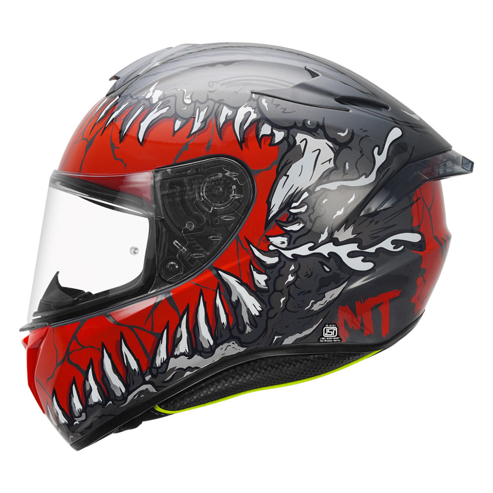 MT Targo Pro Kraken Gloss Black Helmet