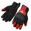 Tarmac Tex Riding Gloves (Black Red)