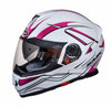 SMK Twister Splash White Pink (GL192), Full Face Helmets, SMK, Moto Central