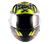 AXOR Apex Vivid Black Neon Yellow Helmet, Full Face Helmets, AXOR, Moto Central