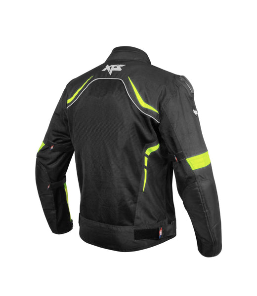 m00ri20140903 XTS Dynamo Black Hi Viz Green Riding Jacket– Moto Central