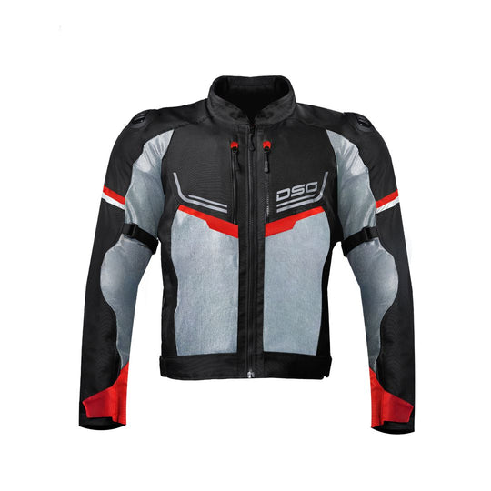 DSG Aire Mesh Jacket Black Grey Red
