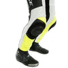 Dainese Assen 2 One Piece Suit Perforated Leather Black White Fluro Yellow