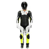Dainese Assen 2 One Piece Suit Perforated Leather Black White Fluro Yellow