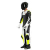 Dainese Assen 2 One Piece Suit Perforated Leather Black White Fluro Yellow