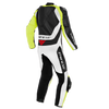 Dainese Assen 2 One Piece Suit Perforated Leather Black White Fluro Yellow