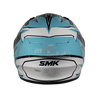 SMK Stellar Sports Adox Matt Blue White Black (MA512) Helmet