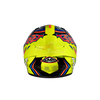 SMK Stellar Sports Graffiti Gloss Yellow Red Orange (GL437) Helmet