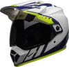 Bell MX-9 Adventure MIPS-Equipped DASH White Blue Hi-Viz Helmet, Full Face Helmets, BELL, Moto Central