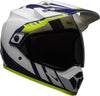 Bell MX-9 Adventure MIPS-Equipped DASH White Blue Hi-Viz Helmet, Full Face Helmets, BELL, Moto Central