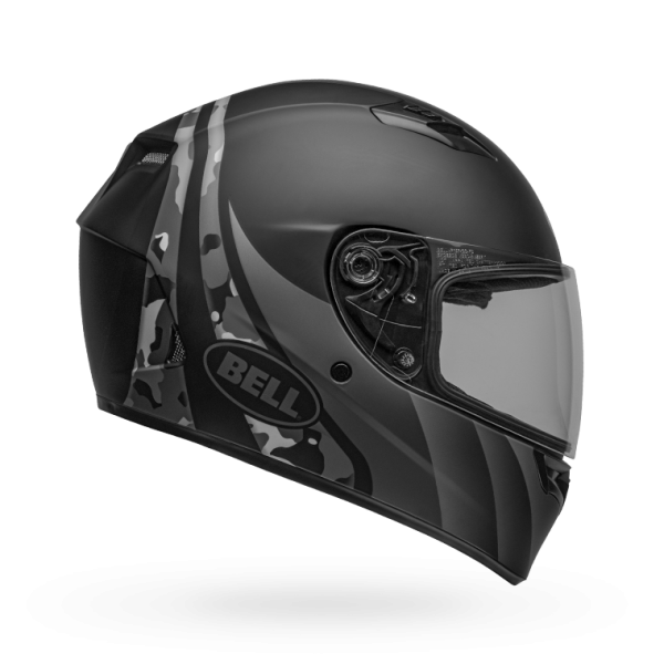 Bell Qualifier Integrity Matt Black Titanium Camo Helmet, Full Face Helmets, BELL, Moto Central