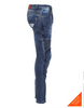 Bikeratti Steam Pro Denim Jeans with Kevlar and D3O Armour (Blue)