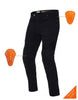 Bikeratti Raven Pro Denim Jeans with Kevlar and D3O Armour (Black)