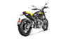 AKRAPOVIC DUCATI SCRAMBLER ICON / URBAN ENDURO / CLASSIC / FULL THROTTLE 2016 Slip On Line (Titanium) (S-D8SO4-CUBTBL)