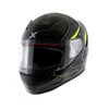 AXOR Rage Carbon Warfare Black Neon Yellow Gloss Helmet