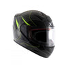 AXOR Rage Carbon Warfare Black Neon Yellow Gloss Helmet