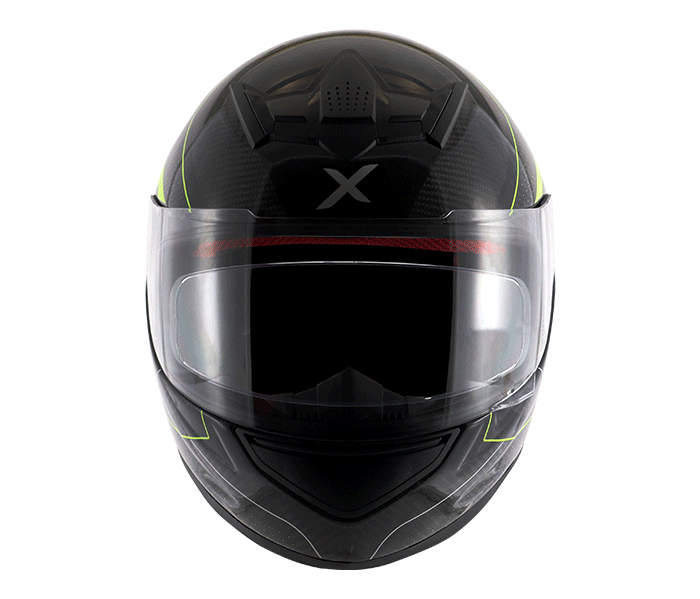 AXOR Rage Carbon Warfare Black Neon Yellow Gloss Helmet
