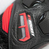 JOE ROCKET Speedmaster Air Leather / Mesh Short Gloves (Black Red)