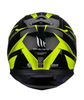 THUNDER 3 SV Effect Gloss Black Fluro Yellow Helmet