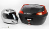 GIVI Top Case MONOLOCK 37LTR. BLACK with Red Reflectors (B37N)