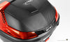 GIVI Top Case MONOLOCK 37LTR. BLACK with Red Reflectors (B37N)
