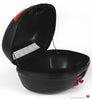 GIVI Top Case MONOLOCK SIMPLY II Black with Red Reflectors 45 Litres (E450N)