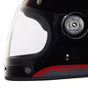 Royal Enfield FF Drifter V2 Big Stripe Gloss Black Helmet