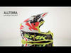 SMK Allterra Fulmine Yellow Blue Orange Gloss (GL457) Helmet