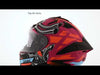 SMK Typhoon Motorhead Grey Orange Matt (MA676) Helmet