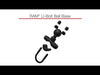 RAM Mounts Handlebar U Bolt Mount with Universal RAM X Grip Cell / iPhone Cradle (RAM-B-149Z-UN7U)