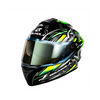 Bilmola Nex Ninja Gloss Black Green Helmet