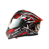 Bilmola Nex Ninja Gloss Black Red Helmet