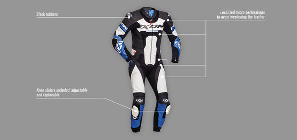 IXON JACKAL SUIT (BLACK WHITE)– Moto Central