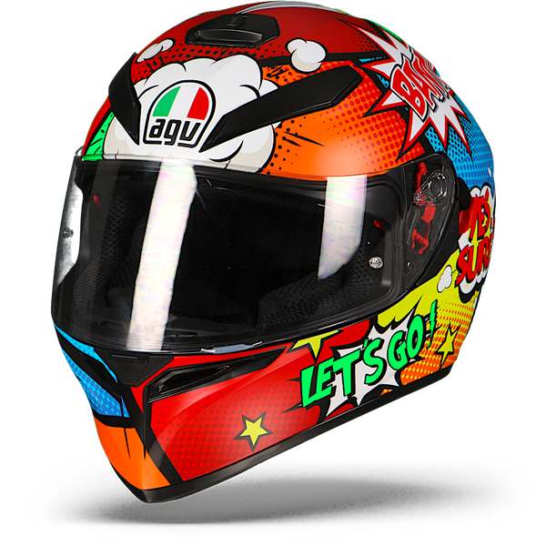 agv k3 price australia Compound Matte Helmet Black/Red color design. AGV K3 Space Matte White/Red