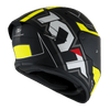 KYT TT Course Electron Matt Black Yellow Helmet