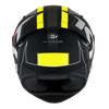 KYT TT Course Electron Matt Black Yellow Helmet