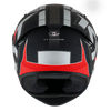 KYT TT Course Electron Matt Grey Red Helmet