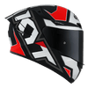 KYT TT Course Electron Matt Grey Red Helmet