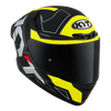 KYT TT Course Electron Matt Black Yellow Helmet