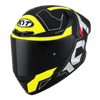 KYT TT Course Electron Matt Black Yellow Helmet