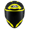 KYT TT Course Electron Matt Black Yellow Helmet