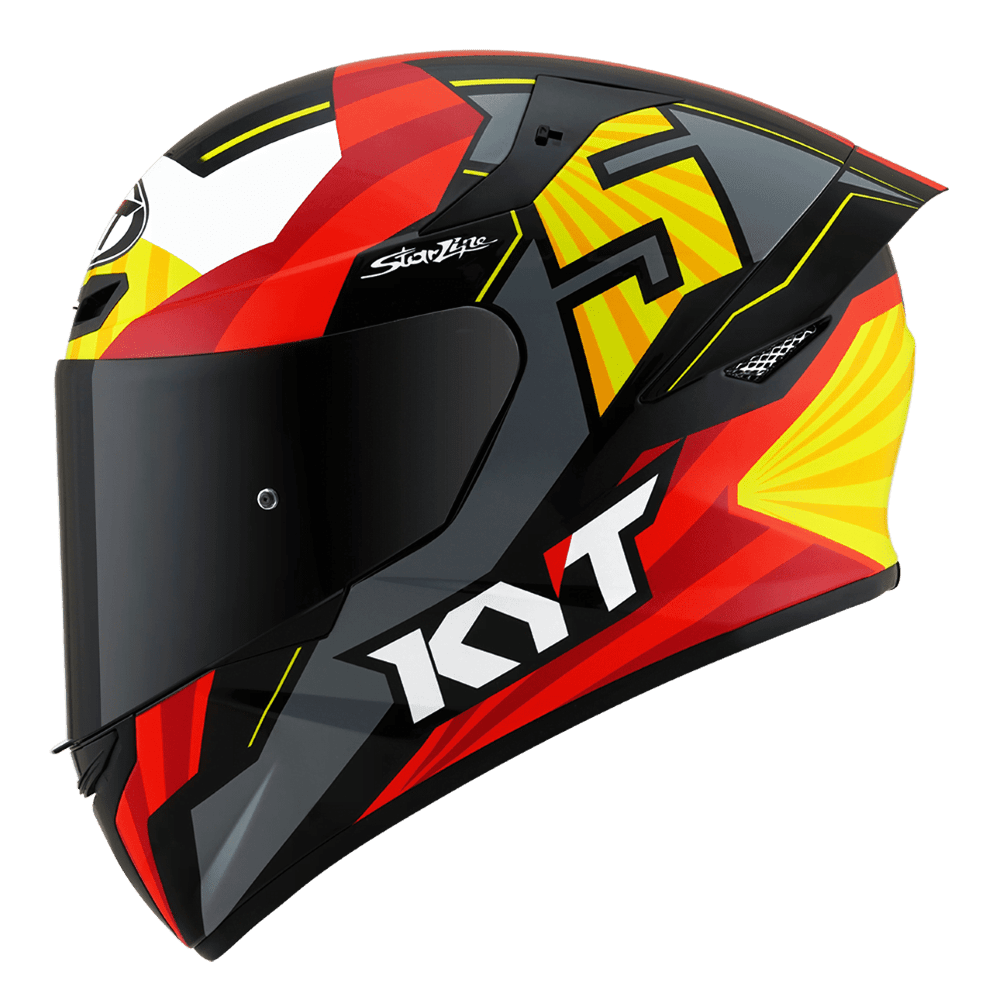 KYT TT Course Flux Gloss Helmet
