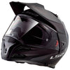 LS2 FF 324 Metro Evo Solid Matt Black with Peak Helmet, Flip Up Helmets, LS2 Helmets, Moto Central