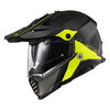 LS2 MX436 Pioneer Evo Blaze Elevation Matt Black Hi Viz Helmet