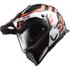 LS2 MX436 Pioneer Evo Adventurer Gloss Black White Helmet