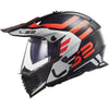 LS2 MX436 Pioneer Evo Adventurer Gloss Black White Helmet
