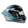 SMK Stellar Sports Adox Matt Blue White Black (MA512) Helmet