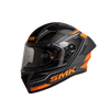 SMK Stellar Sports Adox Gloss Grey Orange Black (GL672) Helmet